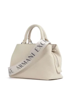 Armani Exchange Nicole S Handbag imitation leather cream Sale