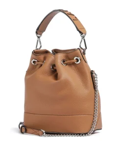 Lancel Ninon S Bucket bag grained cow leather camel Sale