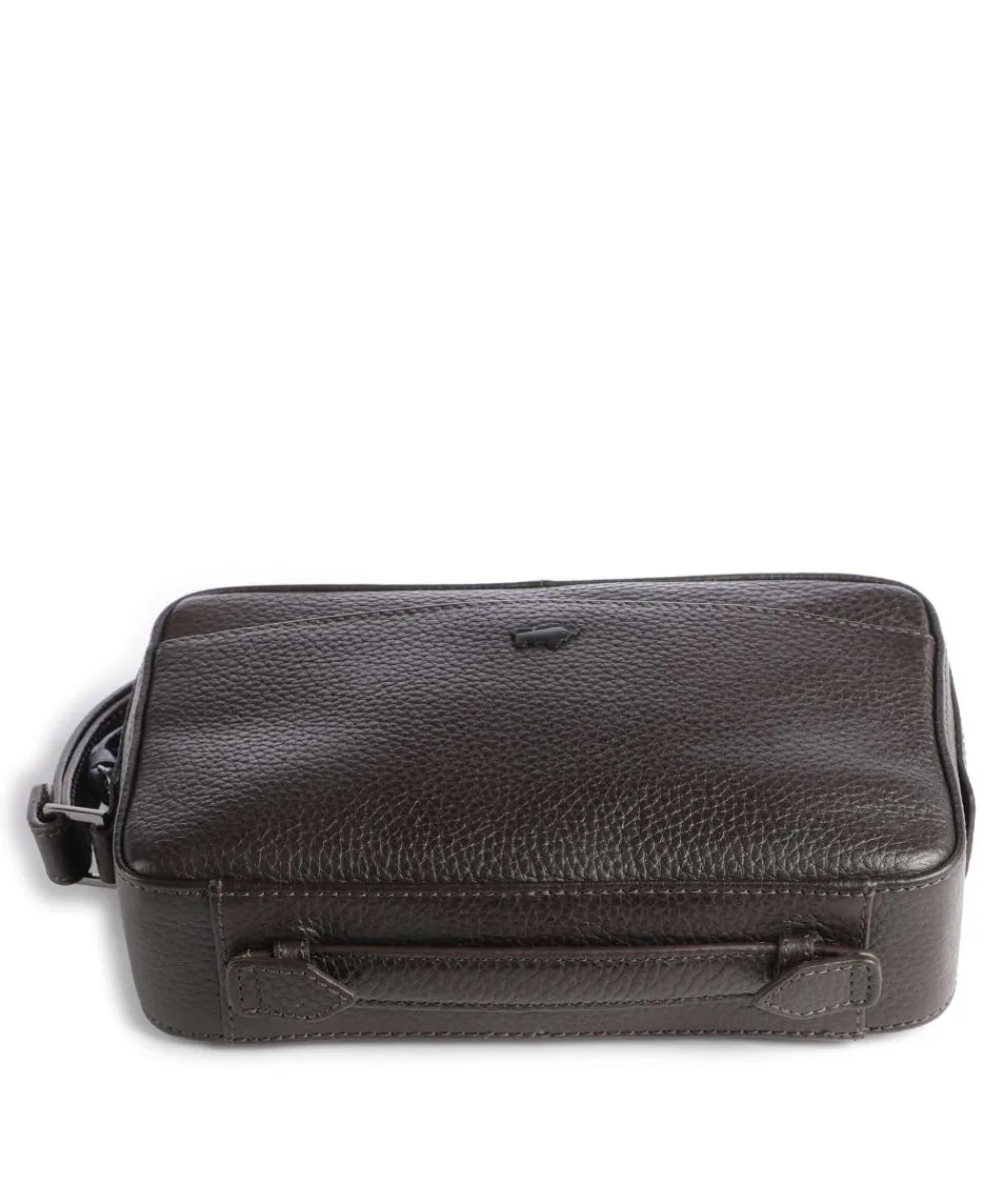 Braun Büffel Novara Wristlet grained cow leather dark brown Clearance