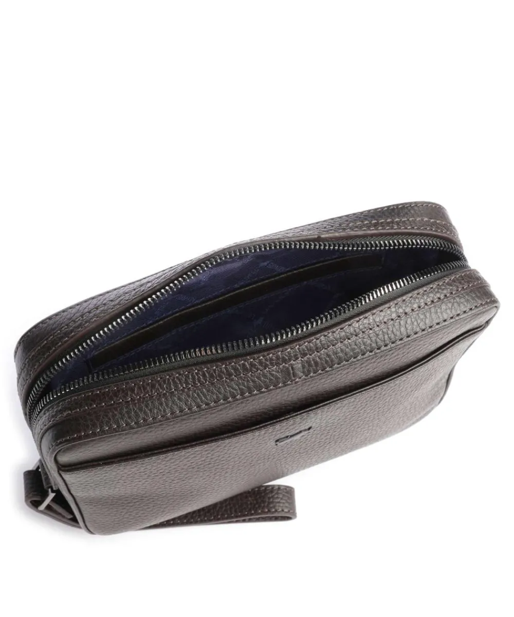 Braun Büffel Novara Wristlet grained cow leather dark brown Clearance