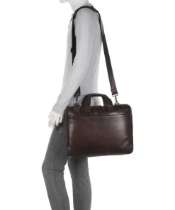 Best Novum Iseo Briefcase 16″ cow leather Business- & Laptop Bags