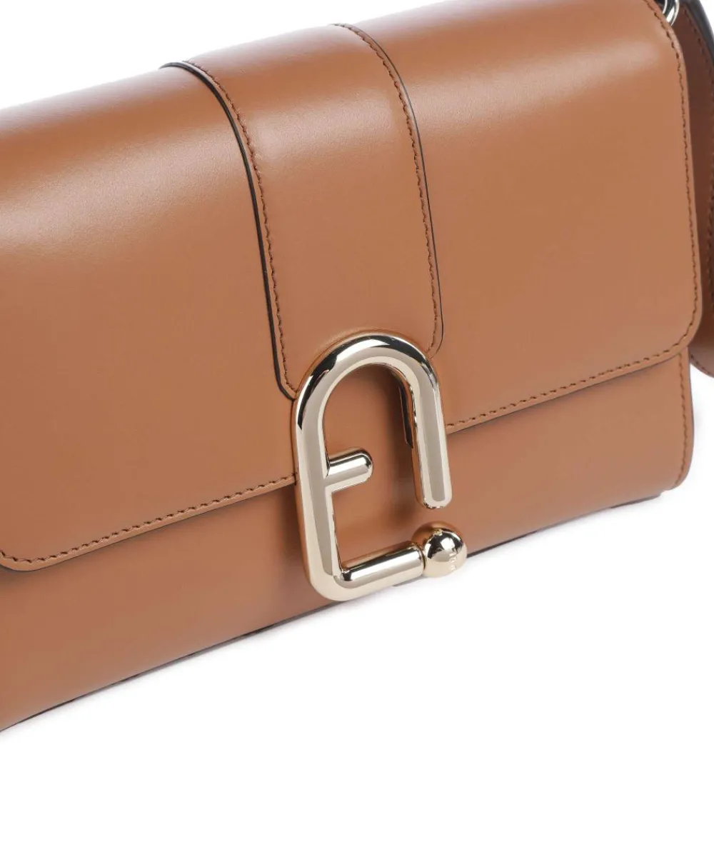 Nuvola S Crossbody bag fine grain leather Crossbody Bags
