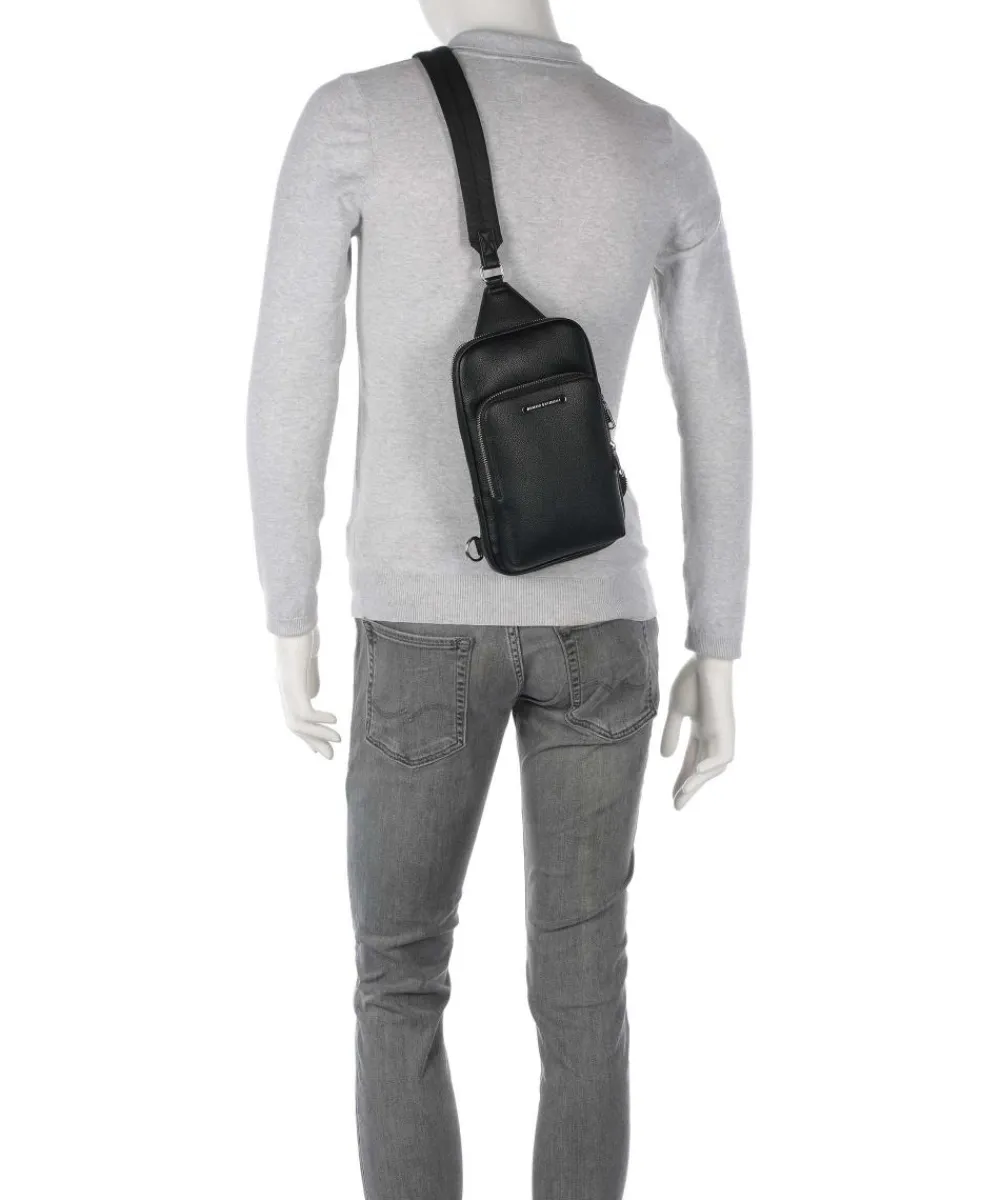 Armani Exchange Okinawa Sling bag imitation leather black Sale