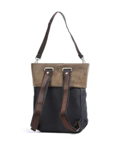 Zwei Olli OR12 Backpack bag polyester, imitation leather dark grey