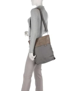 Zwei Olli OR12 Backpack bag polyester, imitation leather grey