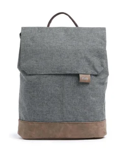 Zwei Olli OR13 Backpack imitation leather, polyester grey Discount