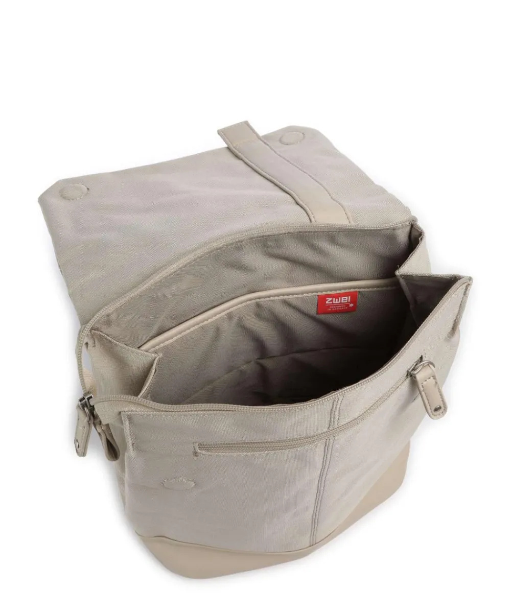 Zwei Olli OR13 Backpack imitation leather, polyester beige Clearance