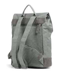 Zwei Olli OR13 Backpack imitation leather, polyester greygreen Online