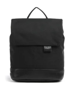 Zwei Olli OR80 Backpack polyester, imitation leather black Outlet