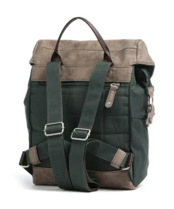 Zwei Olli OR8 Backpack polyester, imitation leather dark green Online