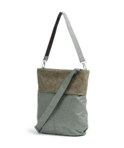Zwei Olli OT12 Hobo bag polyester, imitation leather greygreen Hot