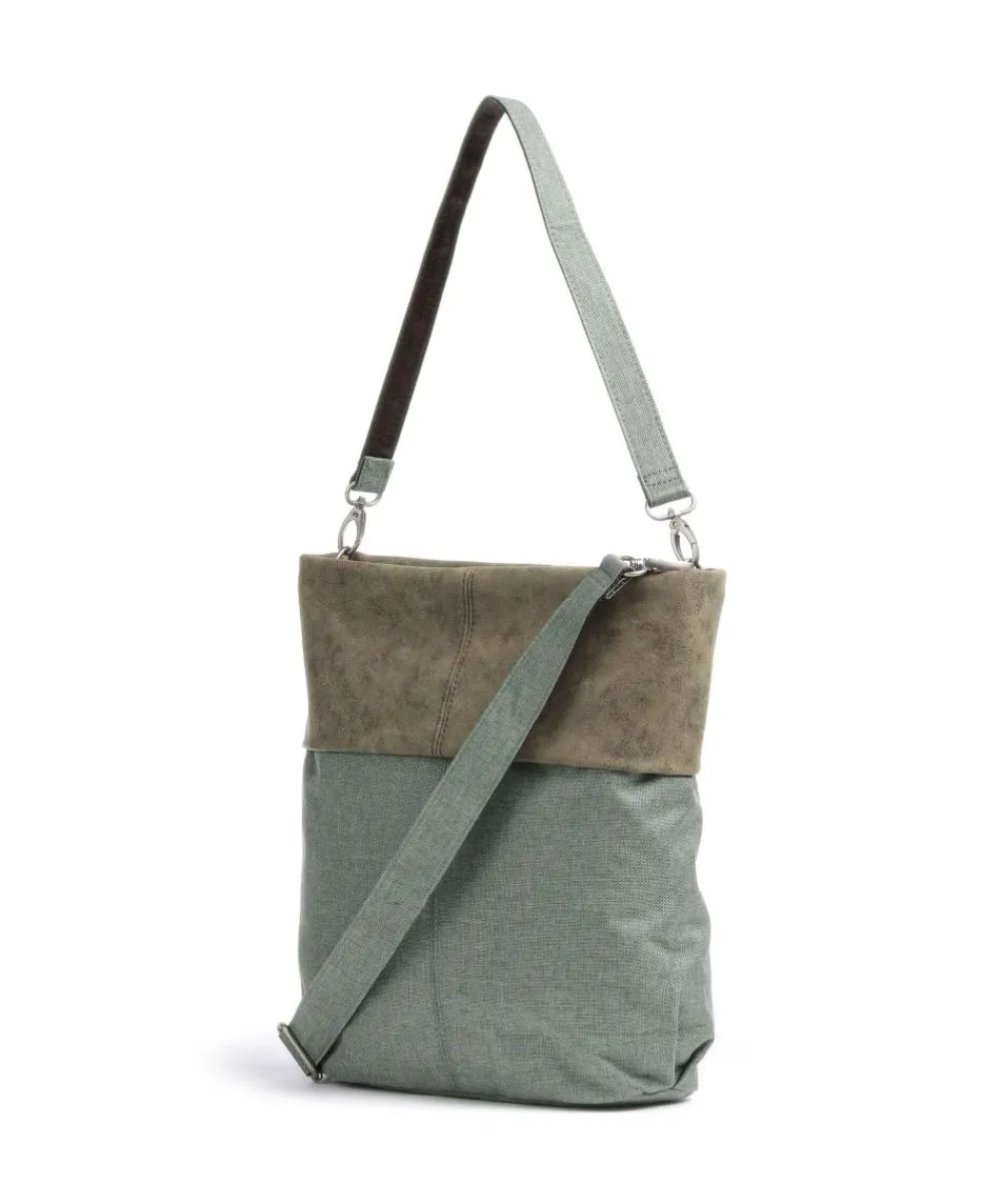 Zwei Olli OT12 Hobo bag polyester, imitation leather greygreen Hot