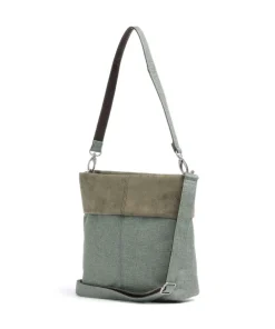 Zwei Olli OT8 Shoulder bag polyester, imitation leather greygreen Hot