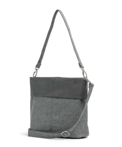 Zwei Olli OT8 Shoulder bag polyester, imitation leather grey