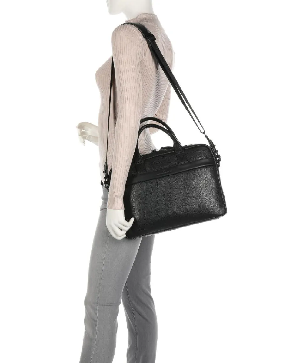 Best Onyx Delta Briefcase 13″ grained cow leather Business- & Laptop Bags
