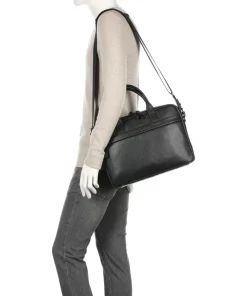 Best Onyx Delta Briefcase 13″ grained cow leather Business- & Laptop Bags