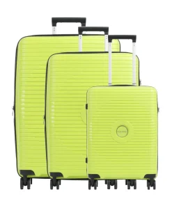 Travelite Orbita Suitcase set (4 wheels) 3-pc. yellow green Best