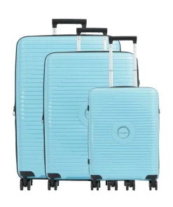 Travelite Orbita Suitcase set (4 wheels) 3-pc. turquoise Clearance