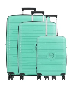 Travelite Orbita Suitcase set (4 wheels) 3-pc. green Outlet