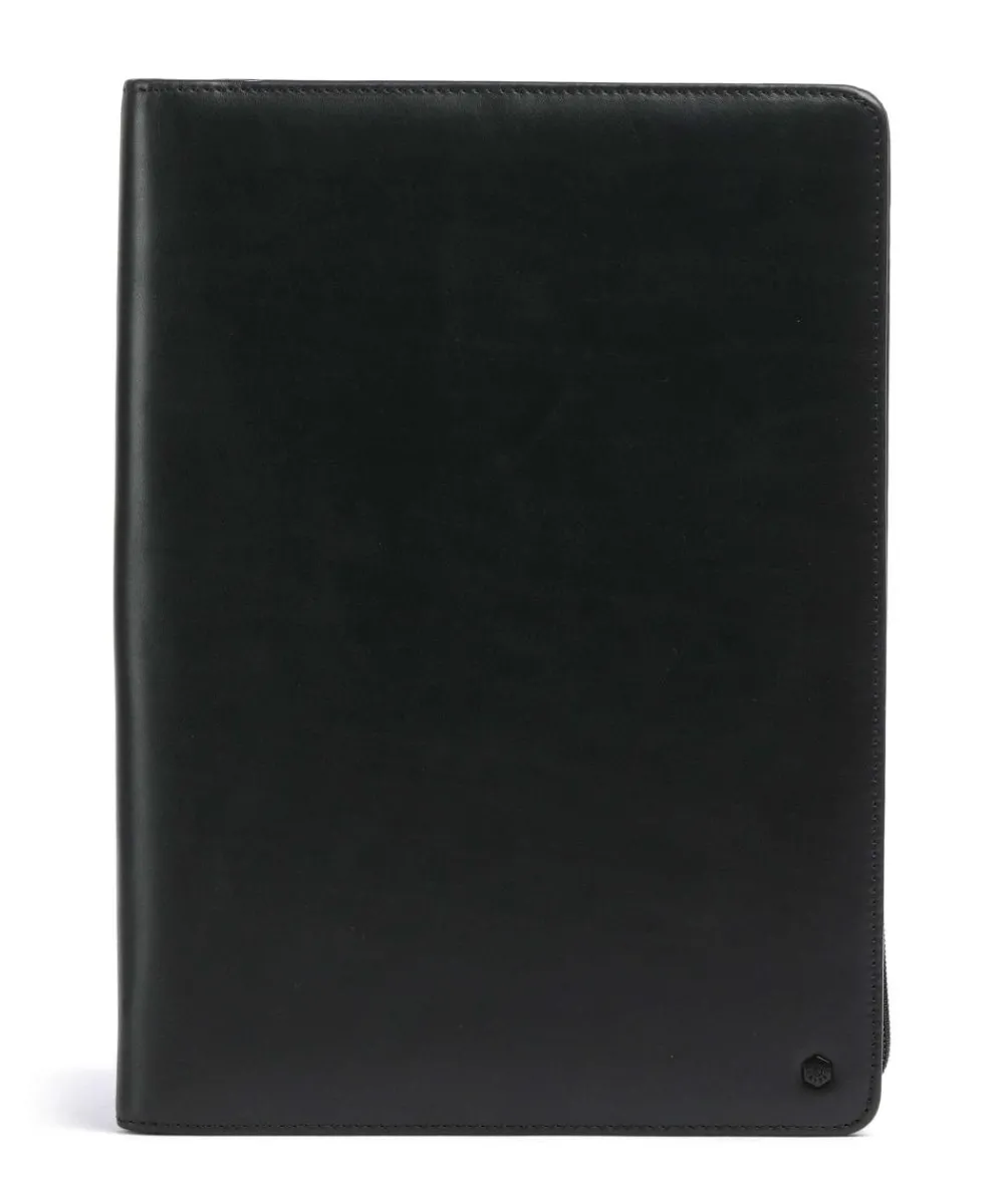 Jekyll & Hide Oxford Portfolio fine grain cow leather black New