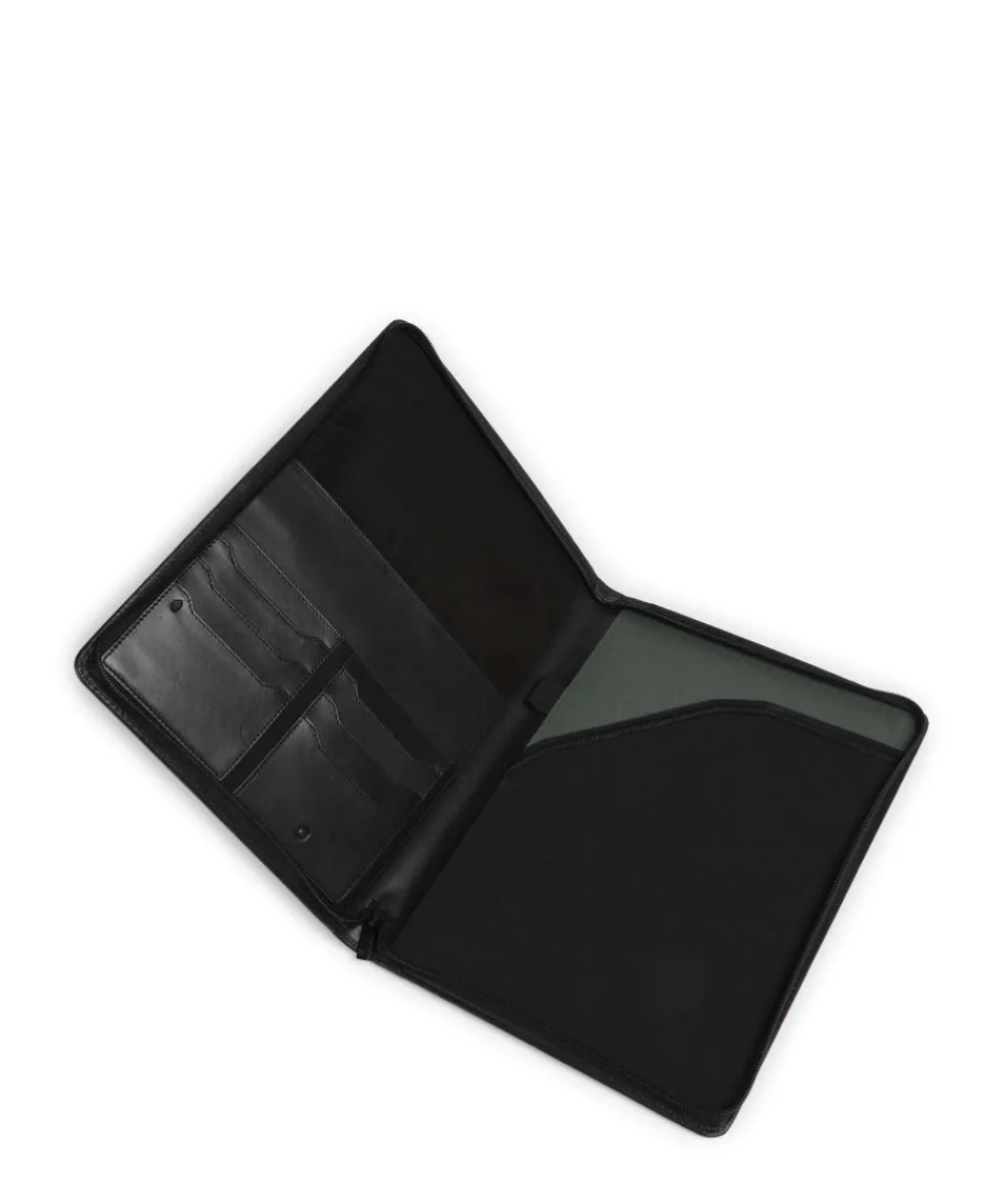 Jekyll & Hide Oxford Portfolio fine grain cow leather black New