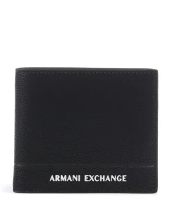 Armani Exchange Pascal Wallet imitation leather black Discount