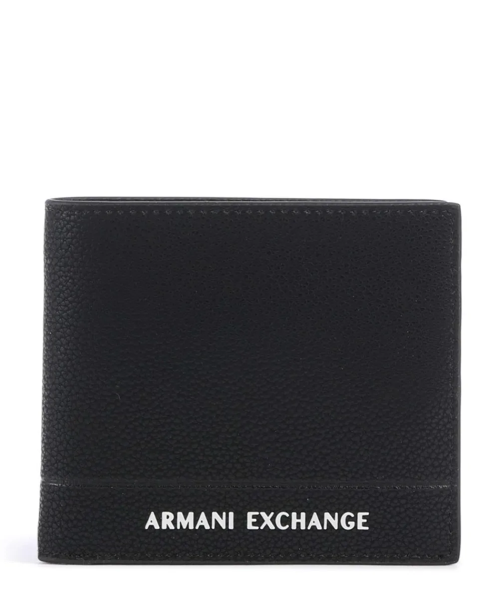 Armani Exchange Pascal Wallet imitation leather black Discount