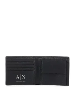 Armani Exchange Pascal Wallet imitation leather black Discount