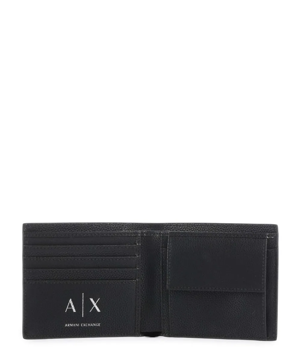 Armani Exchange Pascal Wallet imitation leather black Discount