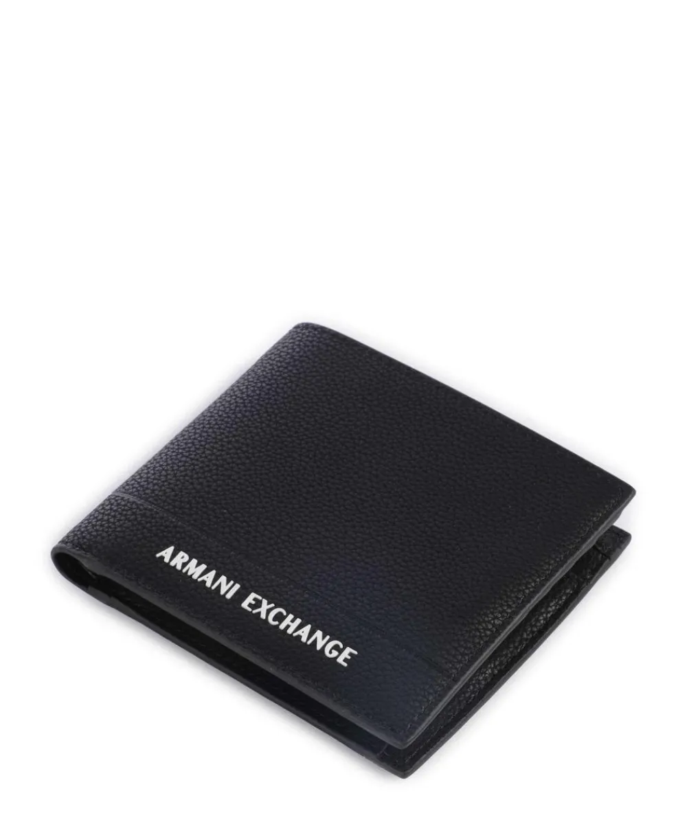 Armani Exchange Pascal Wallet imitation leather black Discount