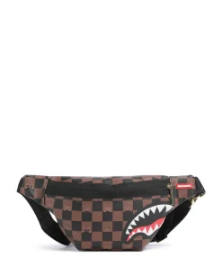Sprayground Peeking Character Check Fanny pack soft synthetic black/brown New