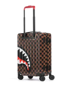 Discount Peeking Character Check Spinner (4 wheels) 55 cm Carry-On Luggage|Suitcases & Trolleys