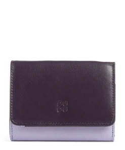 DuDu Bags Pemba RFID Wallet softly grained calfskin aubergine Hot