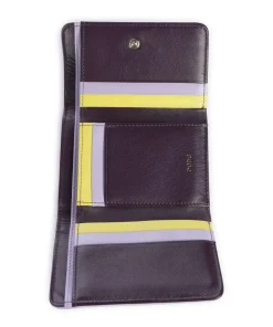 DuDu Bags Pemba RFID Wallet softly grained calfskin aubergine Hot