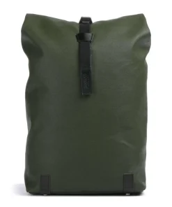Brooks England Pickwick Cotton Canvas Large Rolltop backpack 16″ canvas olive-green Outlet