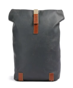 Brooks England Pickwick Cotton Canvas Small Rolltop backpack 13″ cotton grey Outlet