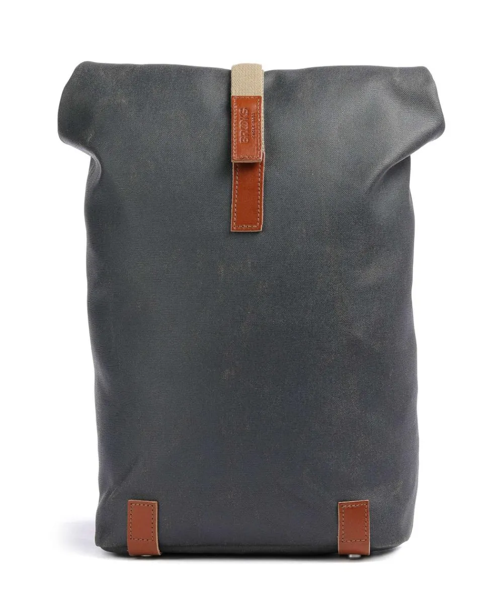 Brooks England Pickwick Cotton Canvas Small Rolltop backpack 13″ cotton grey Outlet