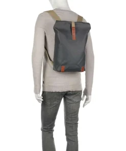 Brooks England Pickwick Cotton Canvas Small Rolltop backpack 13″ cotton grey Outlet