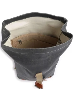Brooks England Pickwick Cotton Canvas Small Rolltop backpack 13″ cotton grey Outlet