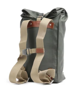 Brooks England Pickwick Cotton Canvas Small Rolltop backpack 13″ cotton grey New