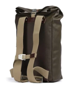 Brooks England Pickwick Large Patchwork Rolltop backpack 16″ canvas khaki Hot