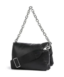 Abro Piuma_Lucido Puffer Shoulder bag soft cow leather black Clearance