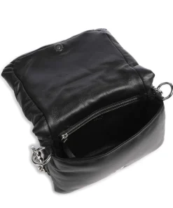 Abro Piuma_Lucido Puffer Shoulder bag soft cow leather black Clearance