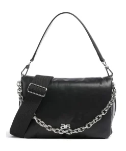 Abro Piuma_Lucido Puffer Shoulder bag fine grain cow leather black