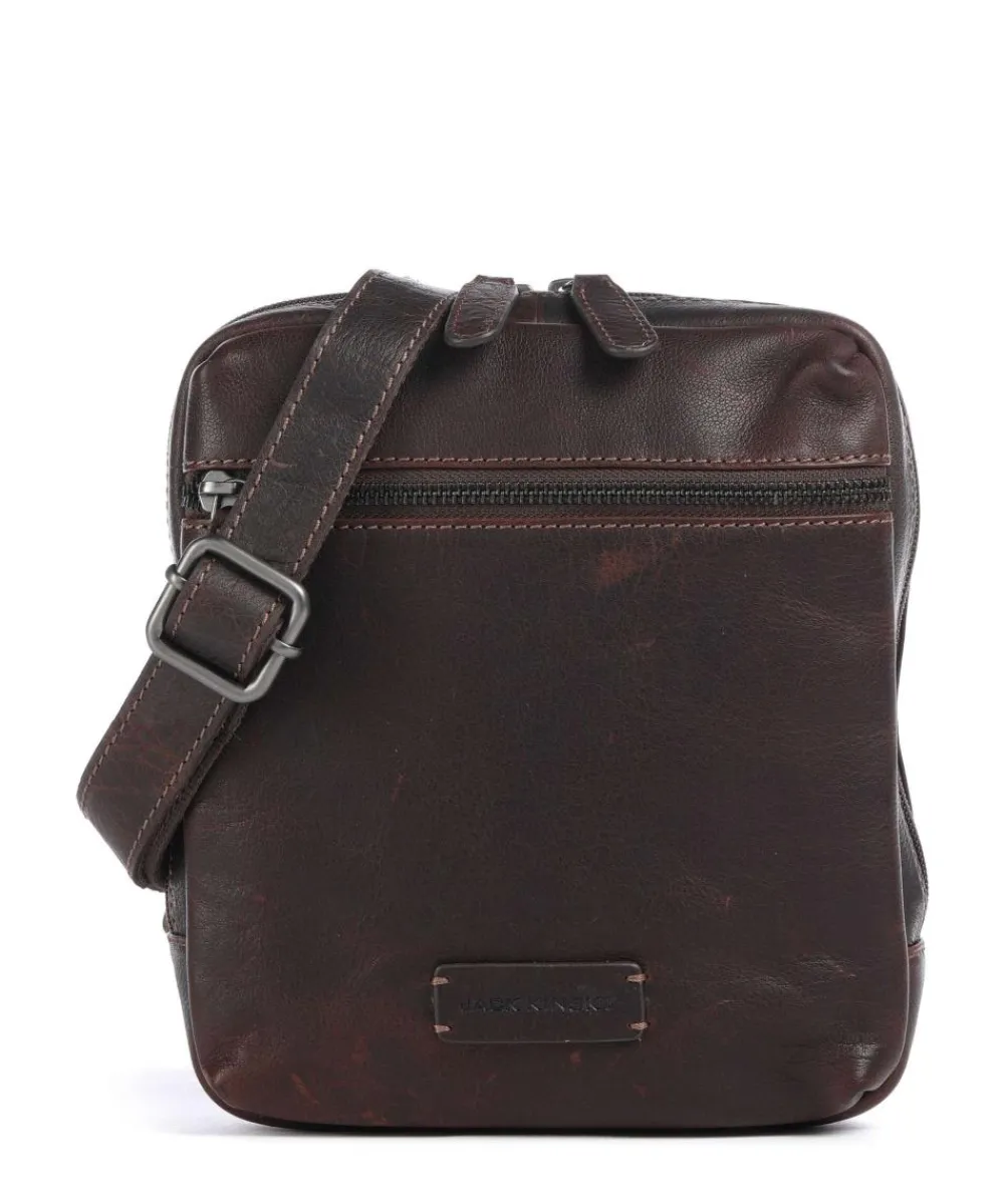 Discount Porto 9 Crossbody bag fine grain leather Crossbody Bags