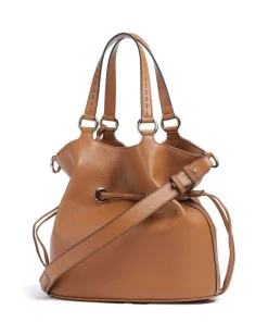 Lancel Premier Flirt M Bucket bag grained cow leather camel New
