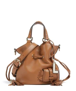 Lancel Premier Flirt S Bucket bag grained cow leather camel Hot