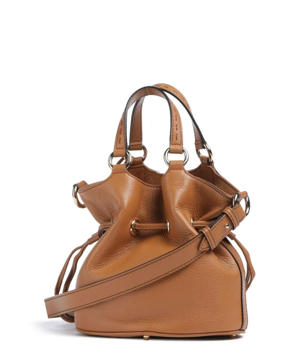 Lancel Premier Flirt S Bucket bag grained cow leather camel Hot