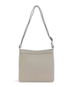 AIGNER Pura M Shoulder bag grained cow leather beige Sale