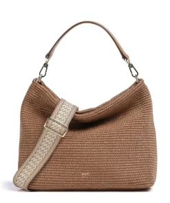 Abro Raffia Kaia Hobo bag bast brown Best